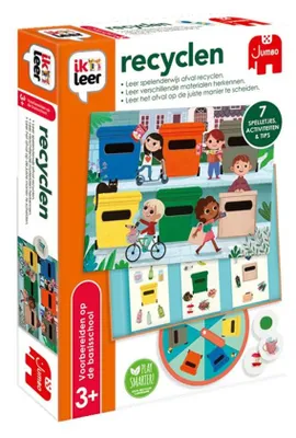 Immagine prodotto di Gioco educativo Jumbo sul riciclaggio - imparare a separare i rifiuti - giocattoli sostenibili