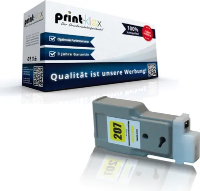Produktbild von Kompatible Tonerkartusche für Canon imagePROGRAF IPF 785 imagePROGRAF IPF 785 M 40  imagePROGRAF IPF 785 MFP 8792B001 PFI207Y Yellow Gelb - Office Print Serie