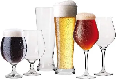 Productafbeelding van Famanu Set drinkglazen – Elegante glazen voor het proeven van bier