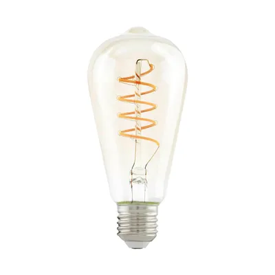 Produktbild von Eglo LED Spiral Filament Leuchtmittel Edison ST64 4W = 26W E27 Gold 270lm extra warmweiß 2200K