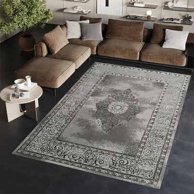 Obrázek produktu pro Tapiso koberec ARES classic ornament šedý obývací pokoj OEKO-TEX 160 x 220 cm