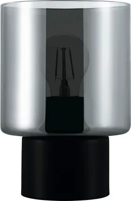 Image de Lampe de bureau moderne Gorosiba 1 lumière acier noir
