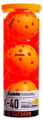 Obrázok produktu pre Franklin Outdoor X-40 loptičky na pickleball, oranžové, 3 ks