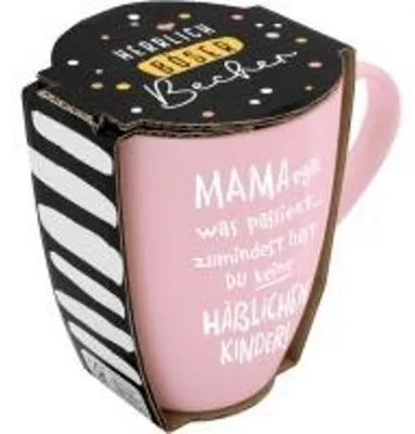 Produktbild von Tasse Motivdruck 'Mama egal was passiert... zumindest hast