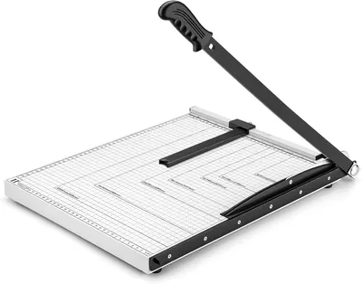 Produktbild von Papierschneider A3, 38 cm Schnittlänge, für Büro, 12 Blatt, manuelle Hebelschneidmaschine