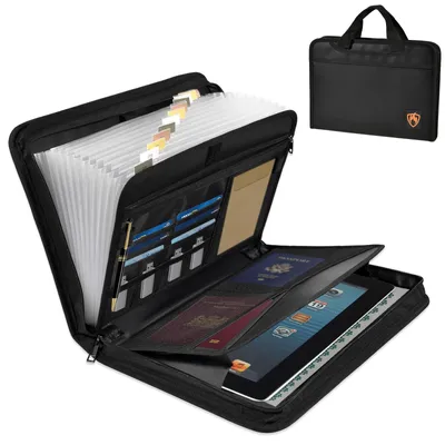 Immagine prodotto di Omgoods - Borsa documenti impermeabile, dimensioni 36x26x5 cm