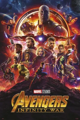 Produktbild von Marvel Plakat Avengers Infinity War Onesheet Mehrfarbig  Mehrfarbig One Size