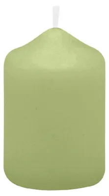 Produktbild von Stumpen Spitzkopfkerzen Kiwi, 60 x 40 mm, 12 Stück