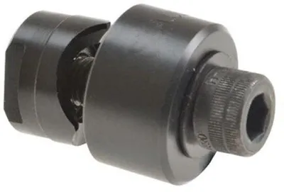 Productafbeelding van 32,5 mm stalen plaatpons - pons stalen platen - robuust en antislip - zwart - voor metaalbewerking - stalen plaatknipper