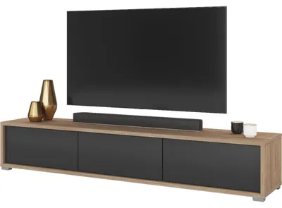 Obrázok produktu pre Komoda RTV RIDAF 38 dub olejovaný / antracit