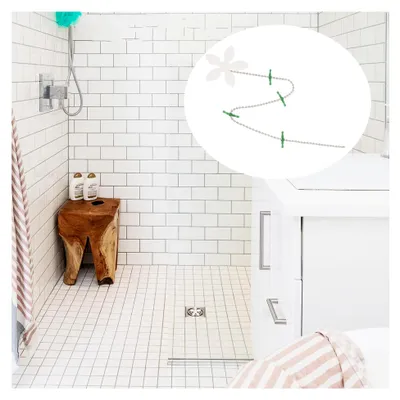 Produktbild von 12er-Pack Duschabflusssiebe, Haarfänger in Blumenform für Bad und Badewanne