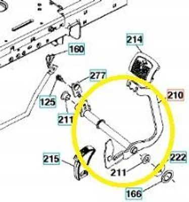 Produktbild von Husqvarna Antriebshebel für McCulloch & Poulanpro Traktoren, ersetzt 588921002, 583594601