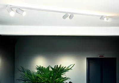 Produktbild von Spot Strahler Metall verstellbar Weiß GU10 länglich Modern Lampe