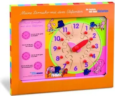 Immagine prodotto di Orologio educativo a forma di elefante