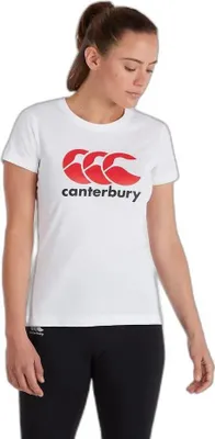 Produktbild von Canterbury Ccc Logo Kurzarm-t-shirt Weiß XL Frau Weiß XL