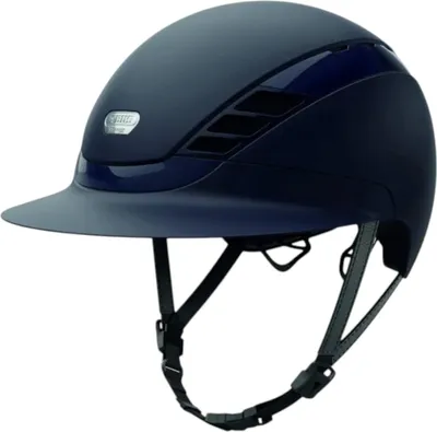 Produktbild von ABUS Pikeur Reithelm Air Luxe Pure Long Visor Helm Midnight Blue M