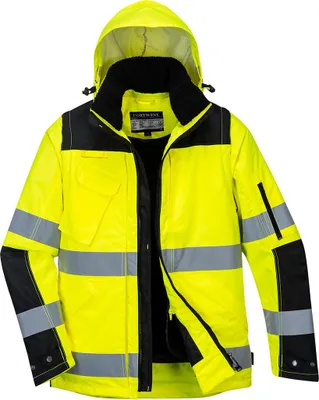Immagine prodotto di Giacca 3 in 1 Pro Hi-vis - Taglia XS - Giallo/Nero - Portwest