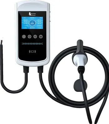 Image de Chargeur EV, contrôle intelligent, fonctions de sécurité multiples, 22KW 32A triphasé, TYP2