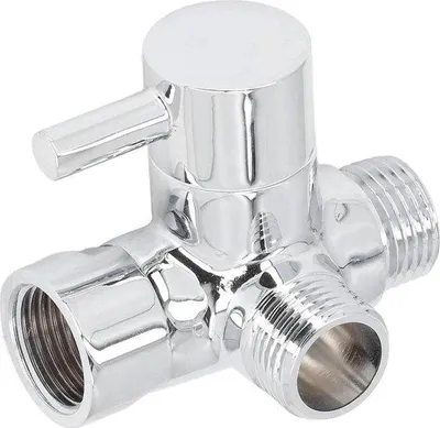 Produktbild von Professionele metalen Duscharmverdeler für Handduschen.