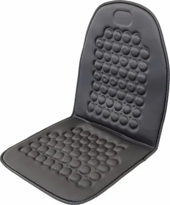 Produktbild von COMPASS Potah sedadla masážní s magnety šedý 31659