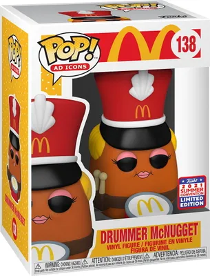 Produktbild von McDonalds - Drummer McNugget 138 2021 Summer Convention Limited Edition - Funko Pop! - Vinyl Figur