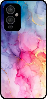 Produktbild von Smartphonica Phone Case Geeignet für OnePlus 9 mit Marmor  druck - TPU zurück Abdeckung Fall Marmor Design - Regenbogen