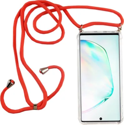 Produktbild von Handykette für Samsung Galaxy Note 10 - Smartphone Necklace Hülle mit Band - Schnur mit Case zum umhängen in Pink