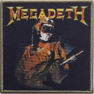 Obrázek produktu pro Megadeth - standardní velikost - nažehlovací nášivka RO4937 (jedna velikost) (černá)