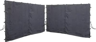 Produktbild von 2 Seitenteile mit RV 300x197cm Anthrazit für Rank Pavillon 3x3m Seitenwand RAL 7012