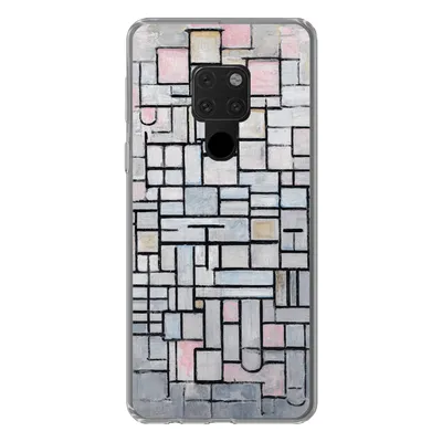 Produktbild von MuchoWow® Handyhülle Schutzhülle Hülle für Huawei P40 Lite Komposition 6 - Mondrian - Kunst Silikon Softcase Handy Hülle - Handy
