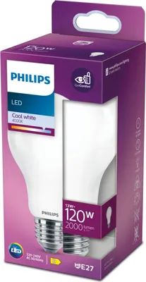 Obrázek produktu pro Bec LED, Philips, Clasa A, E27, 120 W, Alb