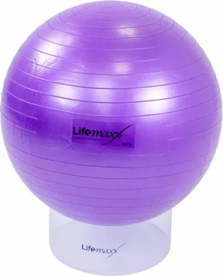 Produktbild von Lifemaxx Gymball Anti-Burst Fitnessball 55 cm LILA