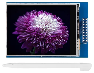 Immagine prodotto di Modulo monitor TFT-LCD a colori da 2,8 pollici con touchscreen e interfaccia parallela a 8 bit