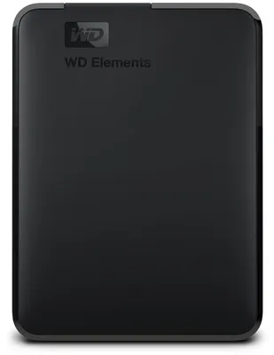 Obrázok produktu pre Western Digital Elements Portable, 4 TB, 2.5", 3.2 Gen 1 (3.1 Gen 1), Čierna
