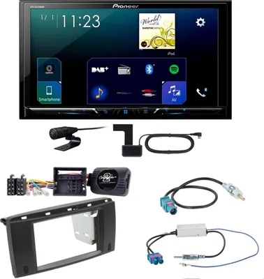 Produktbild von Pioneer SPH-DA230DAB Android Auto CarPlay Einbauset für Mercedes R W251