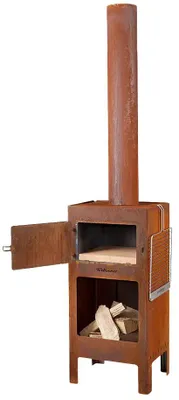 Produktbild von Weltevree Outdoor-Ofen Pizzaofen Grill Gartenkamin Inkl. Pizzastein Rost