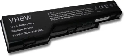 Produktbild von vhbw Akku kompatibel mit Dell XPS M1730 Notebook (6600 mAh, 11,1 V, Li-Ion)
