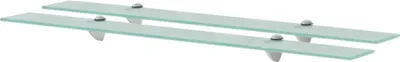 Produktbild von Schweberegale 2 Stk. Glas 90x10 cm 8 mm