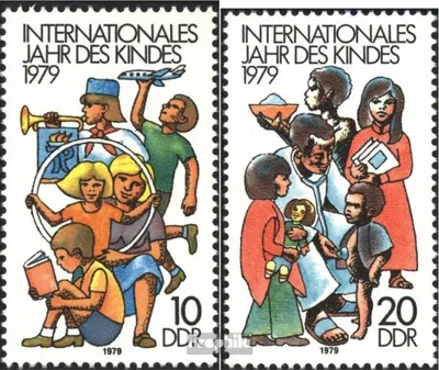 Produktbild von Briefmarken DDR 1979 Mi 2422-2423 (kompl.Ausgabe) postfrisch Internationales Jahr des Kindes