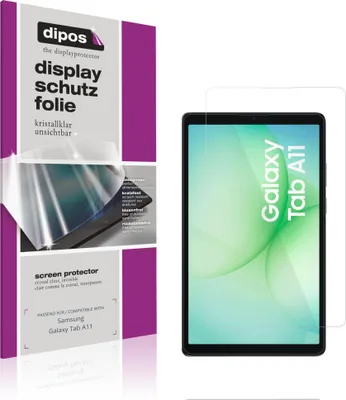 Produktbild von 2x Schutzfolie für Samsung Galaxy Tab A11 klar Displayschutzfolie Folie Display Schutz dipos