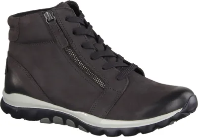 Produktbild von Gabor Comfort 56868-39 Rollingsoft Damen, Boots, Leder, Dunkelgrau, - Damenschuhe Bequeme Stiefel / Stiefeletten, Braun, leder (nubuk oil/dritan)