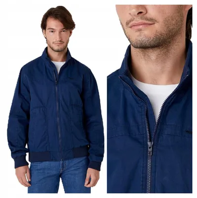 Produktbild von Wrangler | Herren Bomberjacke The Bomber Übergangsjacke Casual modern Größe S