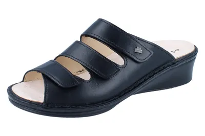 Immagine prodotto di Finn Comfort Fumane mulo da donna, nero, pelle, nuovo - Muli da donna / separatori di punta, nero, pelle (nappaseda)