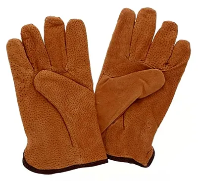 Produktbild von Robuste Gartenhandschuhe aus Leder in Braun
