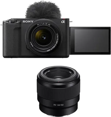 Immagine prodotto di SONY ZV-E1 + obiettivo FE 28-60mm f/4-5.6 + FE 50mm f/1.8