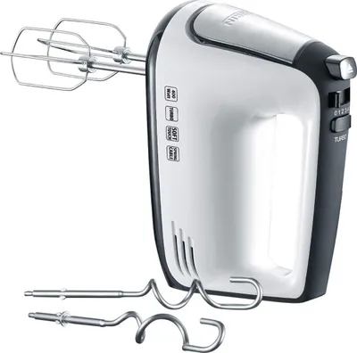 Produktbild von SEVERIN Handmixer HM 3830 weiß/schwarz 5 Geschwindigkeitsstufen