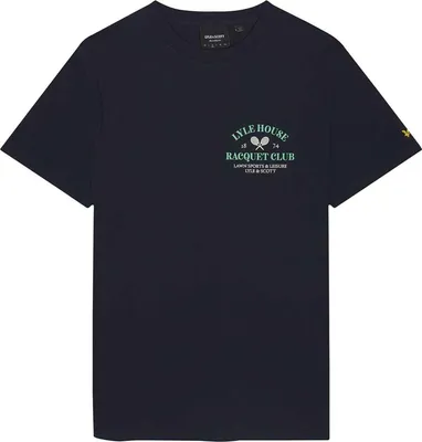 Image de Lyle & Scott - T-shirt "Racquet Club" pour homme GT6501 (S) (Marine)