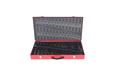 Produktbild von KS Tools 330.3650, Bohrer, Bohrerbit-Set, Drehung der rechten Hand, Metall, Kunststoff, Holz, 130°, Bodenschnellarbeitsstahl (HSS-G)