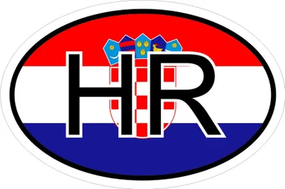 Produktbild von Kiwistar - Autoaufkleber - 10x6,6 cm - außen klebendKiwistar Autoaufkleber - Kroatien HR Auto, Laptop, Fahrrad, LKW, Motorrad Mehrfarbig Autoaufkleber Aufkleber KFZ Flagge Fahne