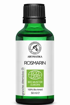 Immagine prodotto di Olio di rosmarino 50 ml – Rosmarinus officinalis biologico – olio di rosmarino per diffusori – olio essenziale – olio essenziale naturale puro – olio
